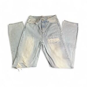 Redial‎ Premium Denim Collection Distressed Light Wash High Waist Jeans